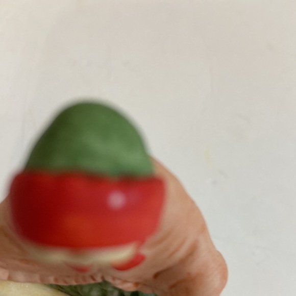 Vintage 1986 Lefton Colonial village ceramic figure Mrs Eberhard and baby - Picture 6 of 10